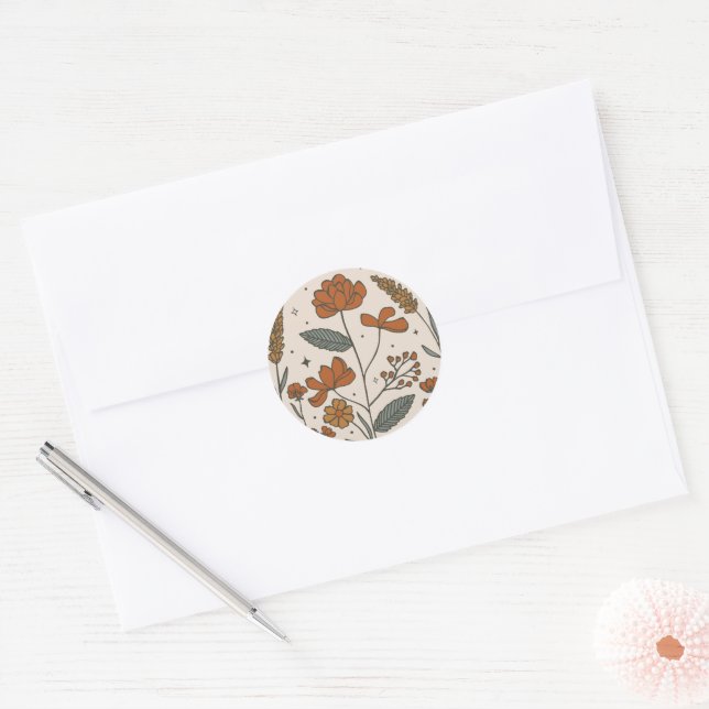 Adesivo Boho Wildflower (Envelope)