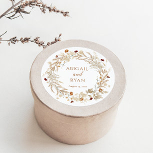 Adesivo Boho Wildflower Butterfly Casamento