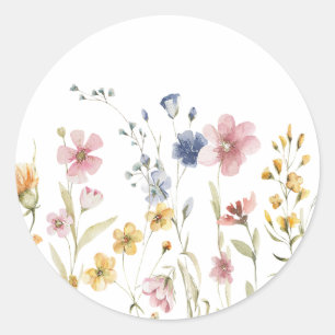 Adesivo Boho Wildflower Envelope Seal
