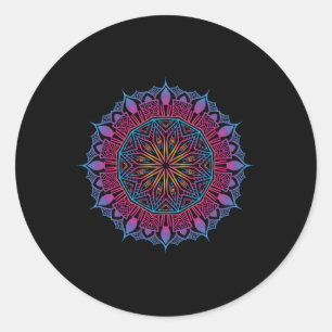 Adesivo Boho Yoga Arte Espiritual Meditação Geometria Sagr