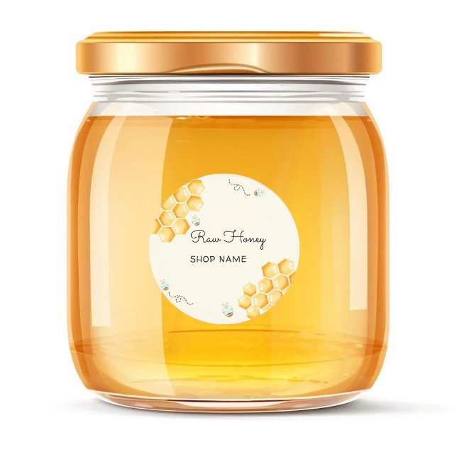 Adesivo Boião de apicultores de mel (Criador carregado)