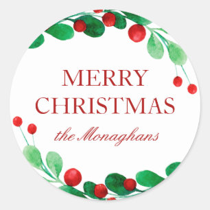 Adesivo Boias Frescas Personalizadas para Presentes de Nat