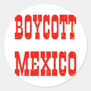 Adesivo Boicote México