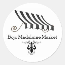 Adesivo Bojo Madeleine Market 3" Round Sticker 2025