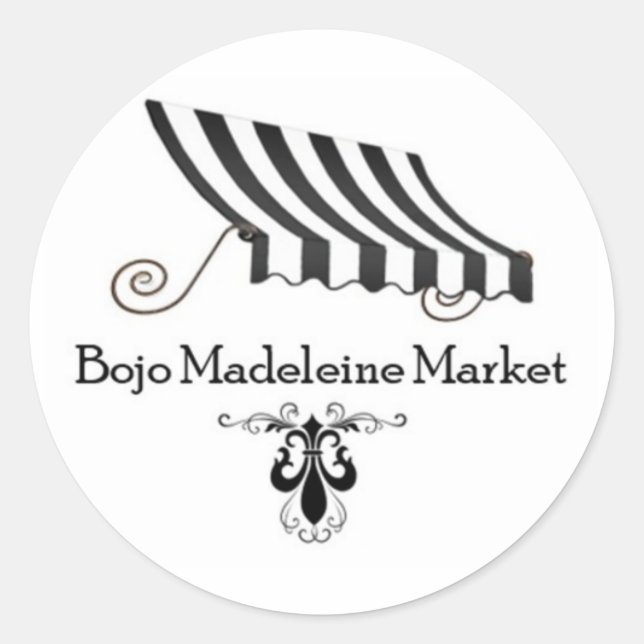 Adesivo Bojo Madeleine Market 3" Round Sticker 2025 (Frente)