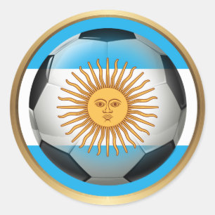 Adesivo Bola Argentina de futebol