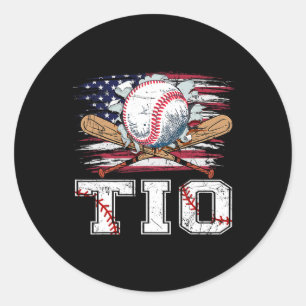 Adesivo Bola de Beisebol Tio-American Flag Proud Ball Tio