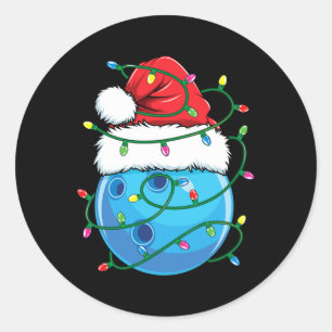 Adesivo Bola de boliche Com Homens Do Papai Noel Xma De Na