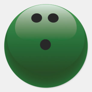 ADESIVO BOLA DE BOLICHE VERDE