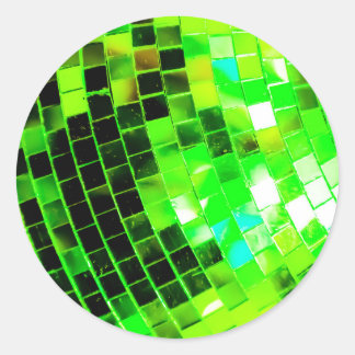 Adesivo Bola de Disco Funky Verde