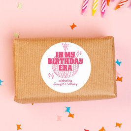Adesivo Bola De Disco Rosa Na Minha Festa De Aniversário