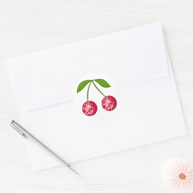 Adesivo Bola de Discoteca Cereja (Envelope)