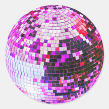 Bola de discoteca retrô brilho glitter rosa aniver
