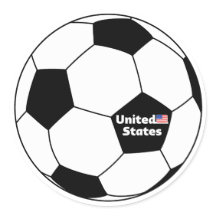 BOLA DE FUTEBOL COM BANDEIRA DOS EUA