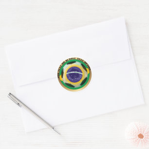 Adesivo Bola de Futebol Esportes Brasil
