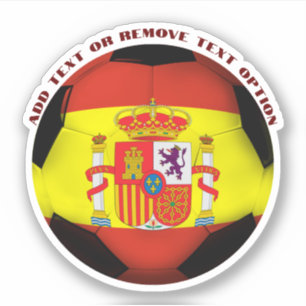 Adesivo Bola de Futebol Esportes Espanha