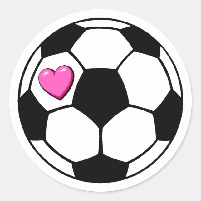 Adesivo Bola De Futebol (Pnk Hrt) (Frente)