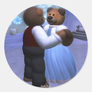 Adesivo Bola de Natal Dinky Bears