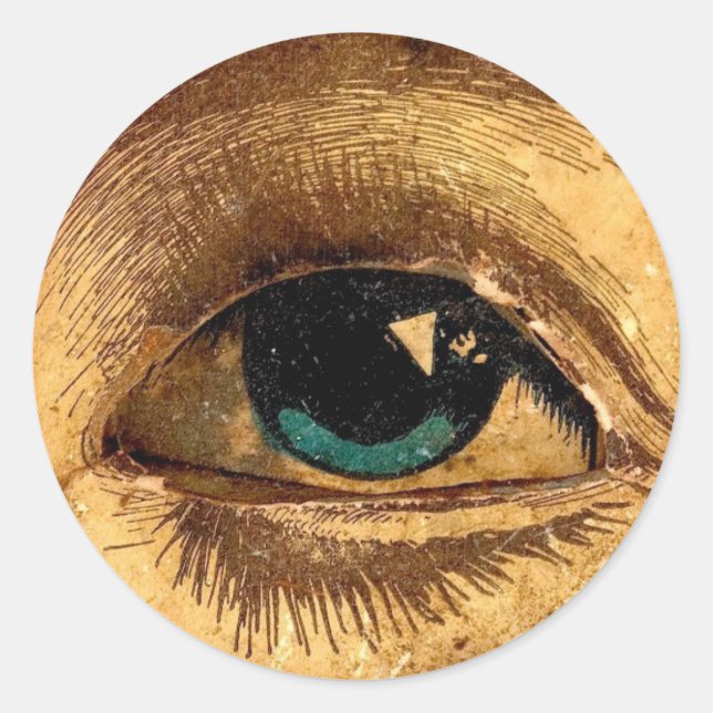 Adesivo Bola De Olhos Estranha Olhando Para Você (Frente)