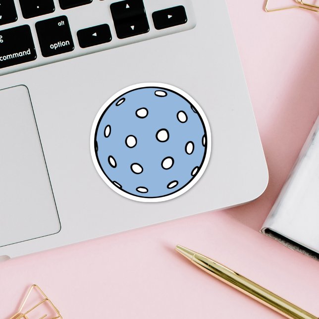 Adesivo Bola de Pickleball Azul (Criador carregado)