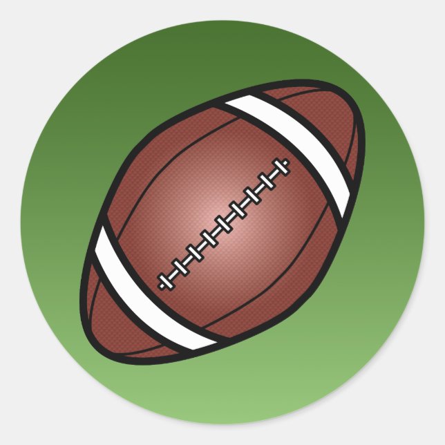 Adesivo Bola de Rugby de Futebol Americano (Frente)