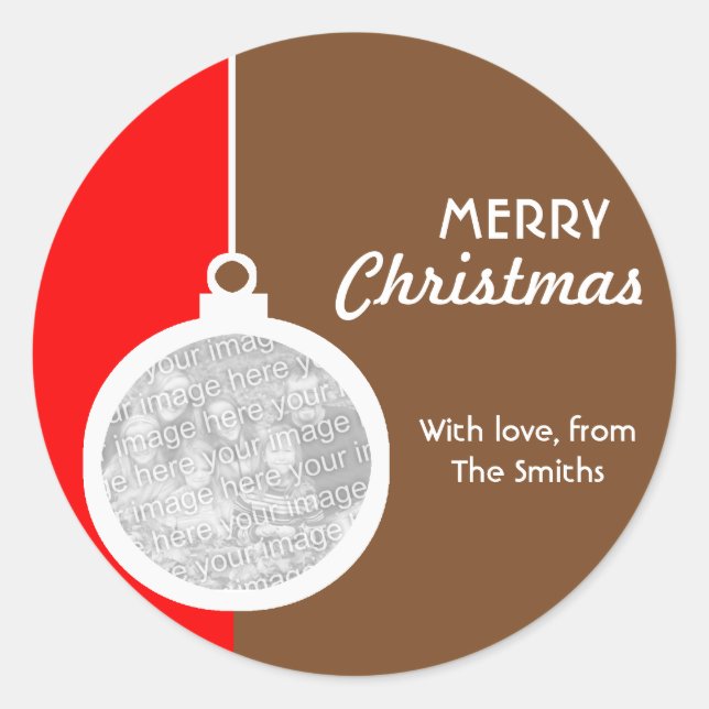 Adesivo Bola decorativa de Natal (Frente)