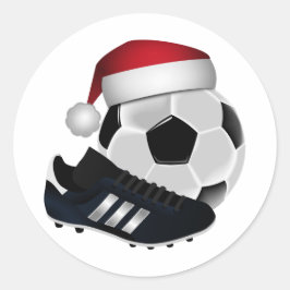 Adesivo Bola e Calçado de Futebol de Natal