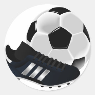 Adesivo Bola e Sapato de Futebol