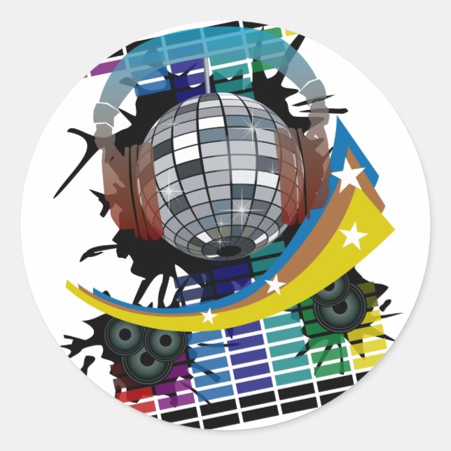 Adesivo bola espelhada (Frente)