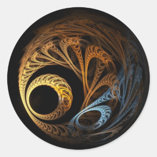 Adesivo bola fractal