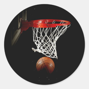 Adesivo Bola & rede do basquetebol