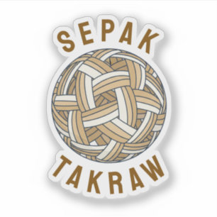 Adesivo Bola Tecida de Sepak Takraw