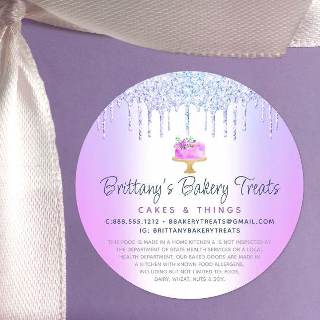 Adesivo Bolaria Roxo Lixeira Púrpura Ocultação Pastelaria  (Criador carregado)