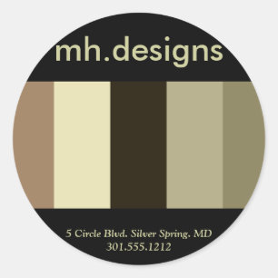 Adesivo Bold Designer Business Stickers