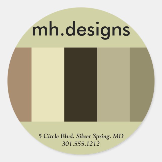 Adesivo Bold Designer Business Stickers (Frente)