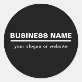 Adesivo Bold Modern Business Name Modelo | B&W