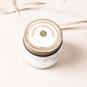 Adesivo Bold Modern Merry Christmas Gift