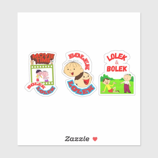 ADESIVO BOLEK E LOLEK (Folha)