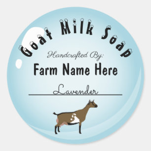 Adesivo Bolha Azul de Sabão de Seiva Personalizada