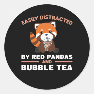 Adesivo Bolha Chá Vermelho Panda Chocolate Fora de Boba