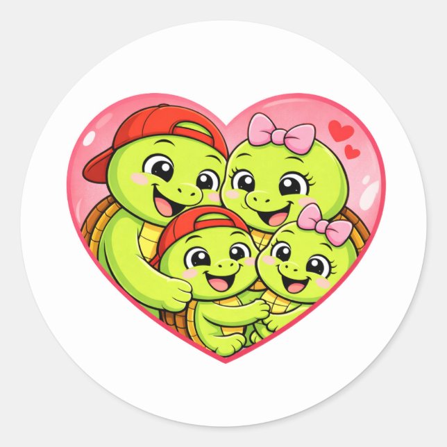 Adesivo Bolha de Amor Familiar (Frente)