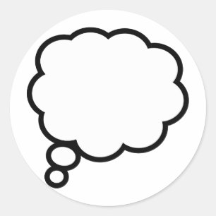 Adesivo Bolha de Pensamento