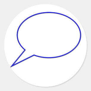 Adesivo Bolha vazia #2 do discurso