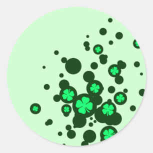 Adesivo bolhas de shamrock