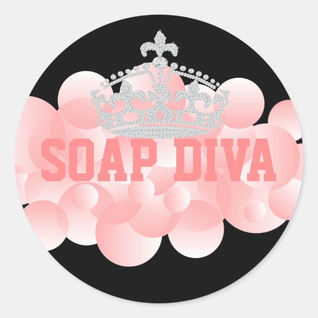 Adesivo Bolhas de Soap Diva (Frente)