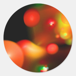 ADESIVO BOLHAS FRACTAIS AMARELAS DE LARANJA VERMELHA