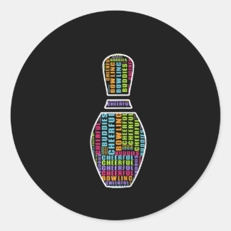 Adesivo Boliche animada Trabalho de arte T-Shirt
