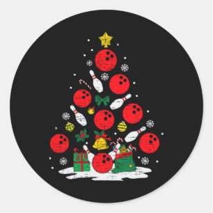 Adesivo Boliche Árvore de Natal Luzes Xmas Bowler Me Espor