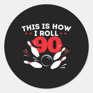 Adesivo Boliche De Aniversário Com Mais De 90 Anos