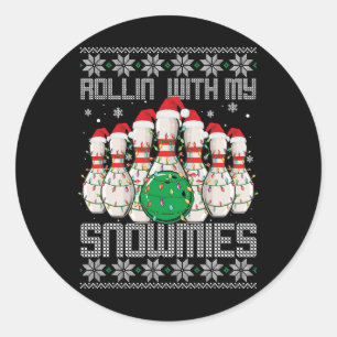 Adesivo Boliche De Natal Feia, Lover Bowlers Rollin Com M
